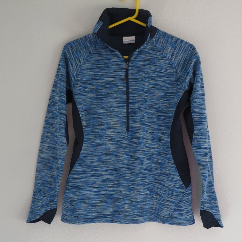 NWOT Columbia womens half zip jacket/coat size S blue #AL6876